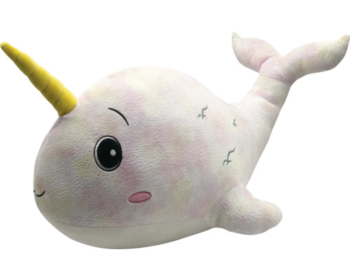 Plüsch Narwal Spielzeug mit Horn