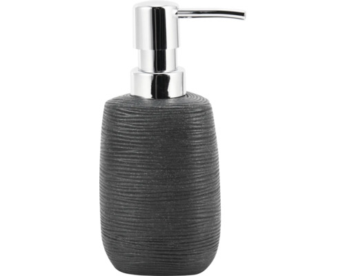 Seifenspender aus Keramik mit Chrompumpe