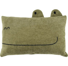 Dekokissen mit Krokodilgesicht und Augen