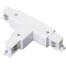 Weisser T-Verbinder für Stromschienen