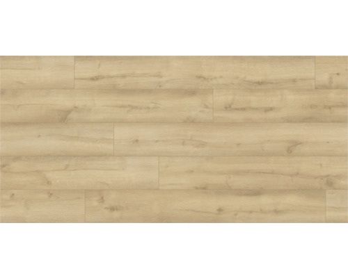 Bodenbelag aus hellem Holz, verlegt im horizontalen Muster