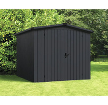 Metall Gerätehaus mit Doppeltür im Garten