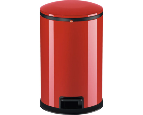 Poubelle à pédale Hailo Pure M 12 litres rouge