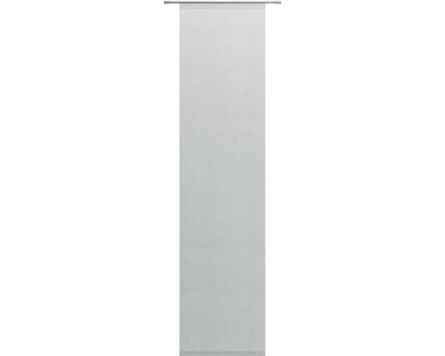 Flächenvorhang nach Mass Alora-Eco hellgrau 60 cm Breite Rollostoff für Fenster