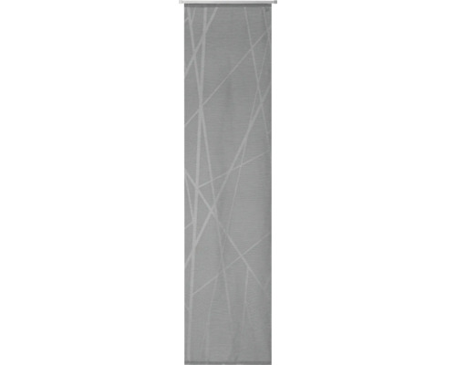 Flächenvorhang nach Mass Beam grau 60 cm Breite Rollvorhang mit Dekor für Fenster