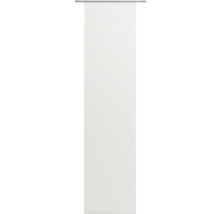 Weisse Stoffrollos mit silberner Metallschiene