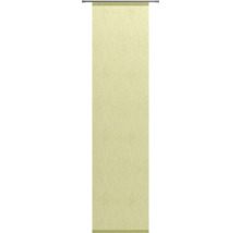 Gelbes Flächenvorhangpaneel mit Aufhängeschiene