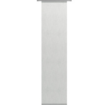 Weisse Schiebegardine mit Paneelwagen für Fensterdekoration