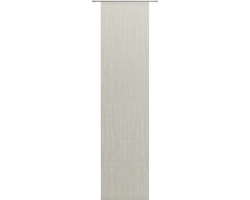 Flächenvorhang nach Mass Raya taupe 60 cm Breite Schiebegardine aus Stoff mit Muster