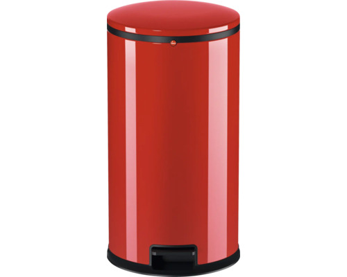 Poubelle à pédale Hailo Pure L 20 litres rouge