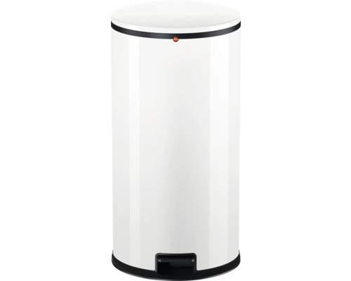 Poubelle à pédale Hailo Pure XL 44 litres blanc