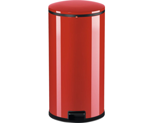 Poubelle à pédale Hailo Pure XL 44 litres rouge