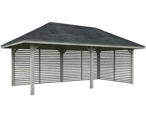 Pavillon en bois avec toit