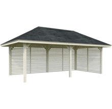 Pavillon de jardin en bois avec toit