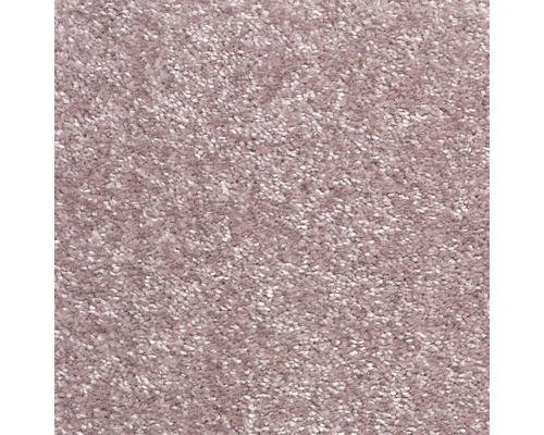 Spannteppich Kräuselvelours Rhea rosa 400 cm breit (Meterware) Nahaufnahme eines Teppichs
