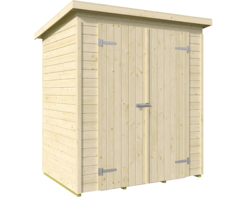 Abri de jardin en bois avec double porte