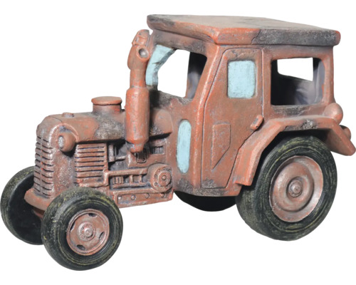 Tracteur décoratif en pierre artificielle pour l''extérieur