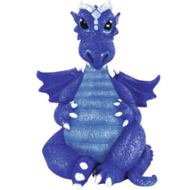 Figurine décorative dragon bleu