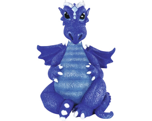 Figurine décorative dragon bleu