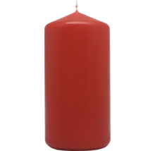 Bougie pilier rouge