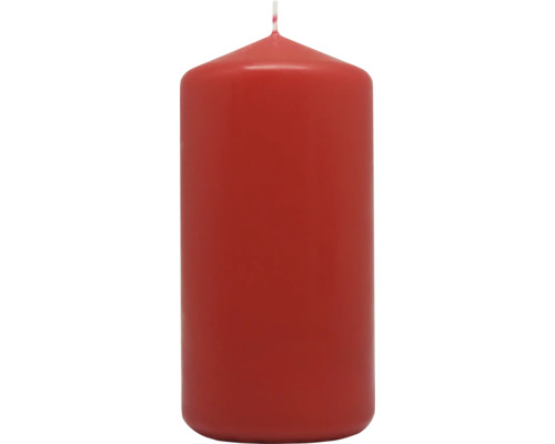 Bougie pilier Ø 5,8 cm h 12 cm rouge Bougie pilier rouge