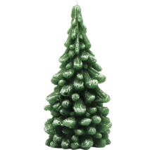 Bougie décorative en forme de sapin de Noël pour la période de Noël