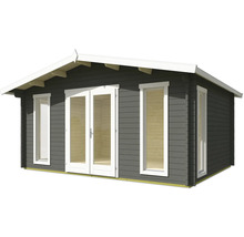 Abri de jardin avec double porte et fenêtres