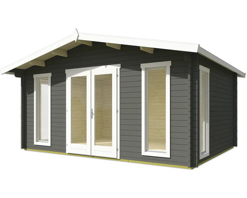 Abri de jardin avec double porte et fenêtres