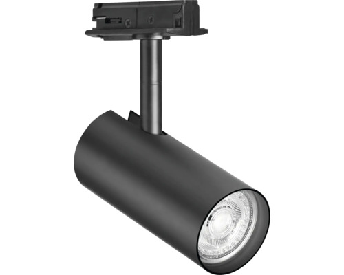 Schwarzer LED-Schienenstrahler