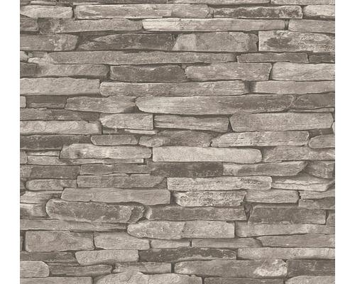 Papier peint intissé 95833-1 Wood´n & Stone Mur brun-beige Papier peint à motif de mur en pierre