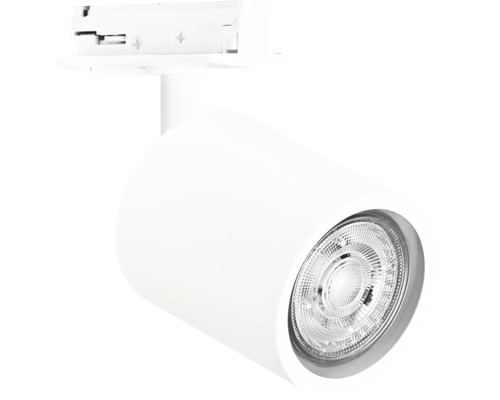 Projecteur sur rail blanc individuel