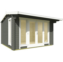 Abri de jardin avec double porte et fenêtre