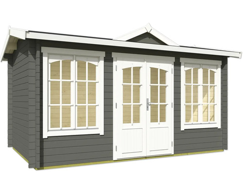 Abri de jardin avec fenêtres et double porte