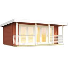 Abri de jardin avec terrasse et double porte