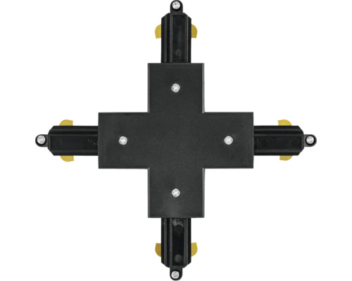 Schienenverbinder Kreuzform für Stromschienen Beleuchtungssysteme