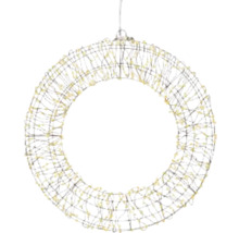Metallring mit Beleuchtung als Dekoration