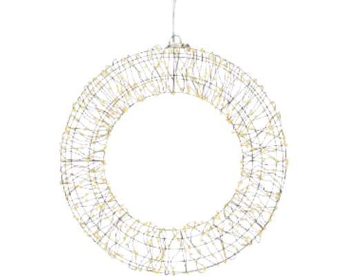 Metallring mit Beleuchtung als Dekoration