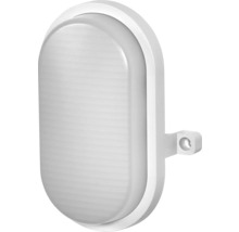 Weisse Feuchtraumleuchte in Ovalform