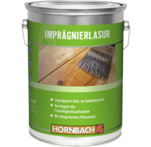 Holz Imprägnierlasur in einer Metalldose mit Bügelgriff