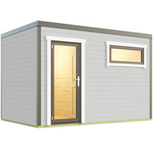 Abri de jardin avec porte et fenêtre