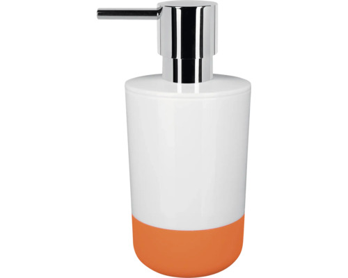 Distributeur de savon avec pompe chromée et réservoir