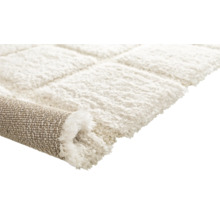 Teppich mit hochflorigem Flor, gerollt