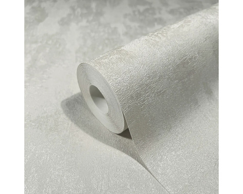 Rouleau de papier peint texturé blanc