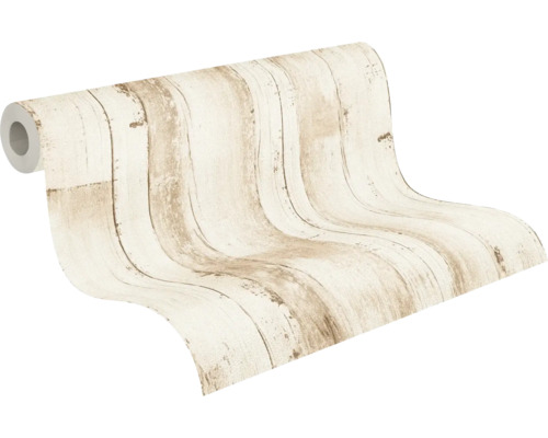 Tapetenrolle mit Holzoptik