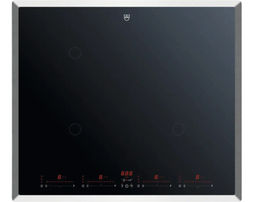Plaque à induction V-ZUG CookTop V4000 I604 avec cadre 60 cm 4 zones de cuisson 3111500002 Plaque à induction V-ZUG CookTop V4000 I604 avec cadre 60 cm 4 zones de cuisson 3111500002