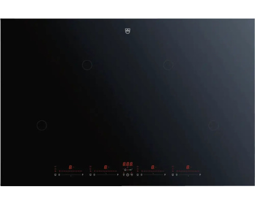 V-ZUG CookTop V4000 I804 Induktionskochfeld Rahmenlos 80 cm 4 Kochzonen 3111200004