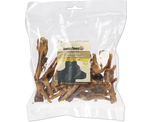 Beutel Hunde-Snacks aus Hühnerfüßen der Marke Beeztees