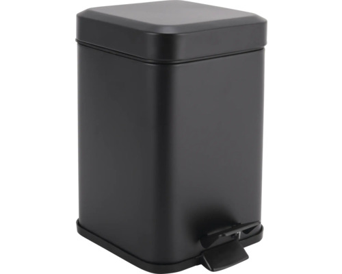 Poubelle à pédale rectangulaire avec couvercle