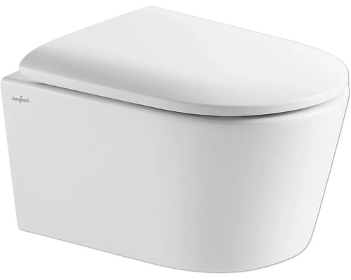 WC à cuvette profonde suspendu avec siège de WC de Jungborn