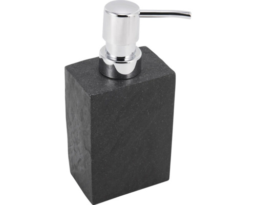 Seifenspender aus Stein mit Chrompumpe